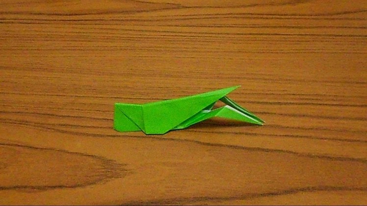 Simple Origami: Lesson 56 - Grasshopper