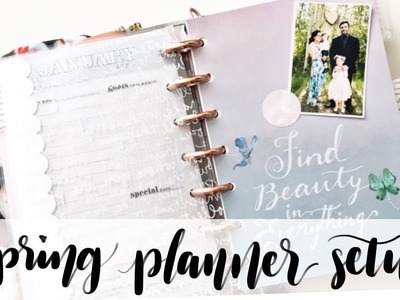 Spring Mini Happy Planner Setup