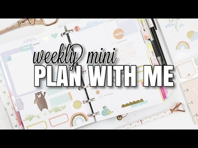 Weekly Plan With Me | MINI Happy Planner | At Home With Quita
