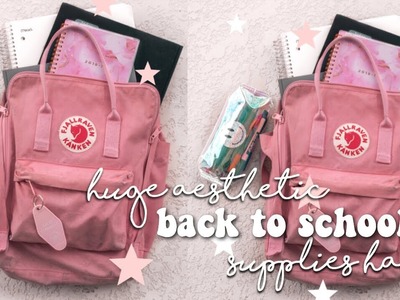 Aesthetic back to school supplies haul + my sophomore classes!