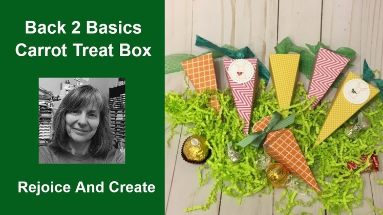 Back 2 Basics Carrot Cone Box for Easter