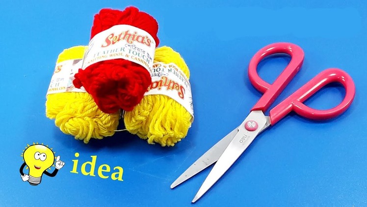 Best craft idea with Woolen | DIY Home Decor | DIY arts and crafts