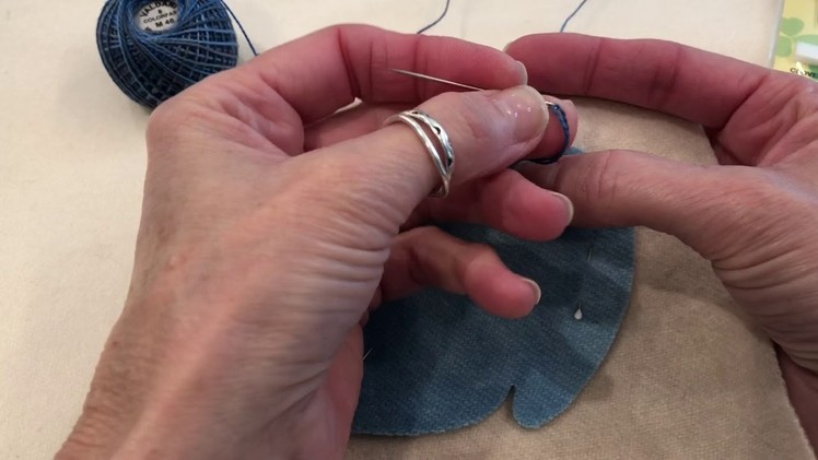 Blanket Stitch Tutorial for Left Handed Stitchers