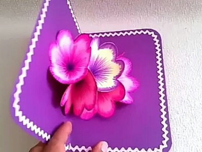 Bricolage 3D fleur POp Up Carte ????