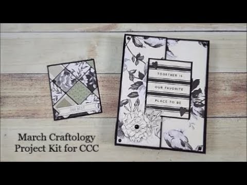 CCC Craftology Project Kit Mini Album using Gingham Farm