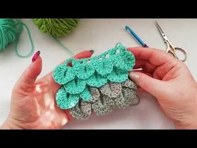 Crocodile stitch crochet tutorial Crochet Nuts