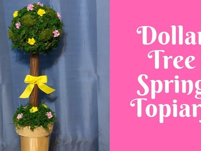 Everyday Crafting: Dollar Tree Spring Topiary