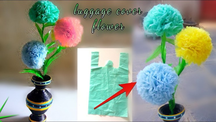 Flower with luggage cover | luggage bag flower make | luggage cover flower