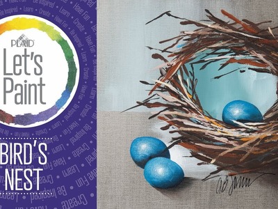 FolkArt Studio Series Let's Paint - Birds Nest
