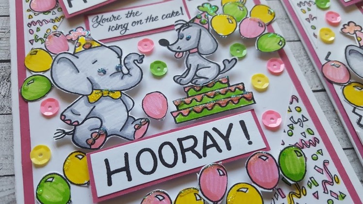 Happy Birthday Balloon Card | Mindless Crafting Stamp Set
