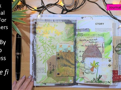 Junk Journal Page For Beginners | Step By Step Process