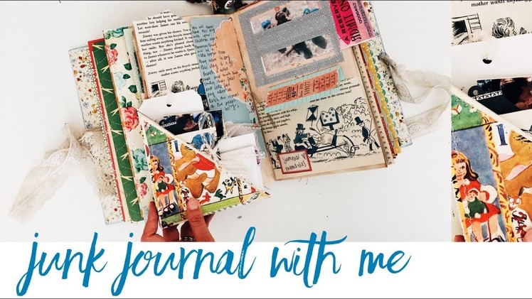 Junk Journal With Me | Journaling Process Video | Episode 24