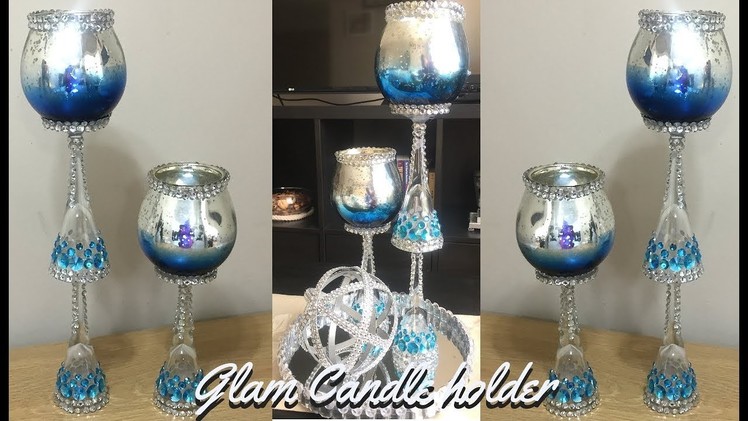 New! DIY Glam Spring.Summer Candle Holders, Home Decor 2019