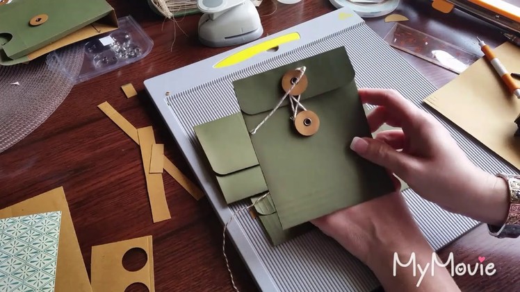 (Part 3) Envelope Tutorial (String & Button Closure) for Junk Journals and Happy Mail