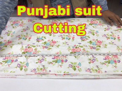 Punjabi Suit Cutting In Simple Method | (Punjabi) #22