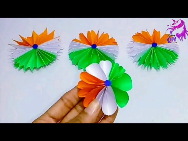 Republic day crafts | Independence day crafts | Tricolor crafts | School project crafts|Queen's home