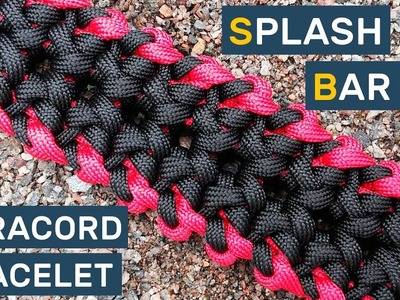 Wide Paracord Bracelet Splash Bar