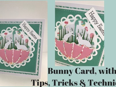 Bunny Card, With Tips, Trick, & Techniques