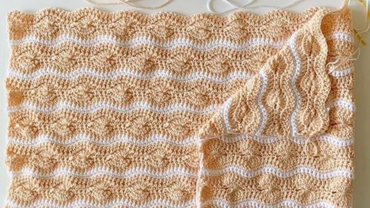 Crochet Catherine’s Wheel Wave Blanket