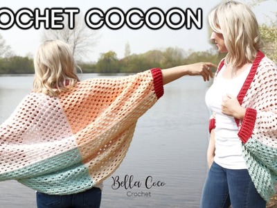 CROCHET: CROCHET COCOON. CARDIGAN | Bella Coco Crochet