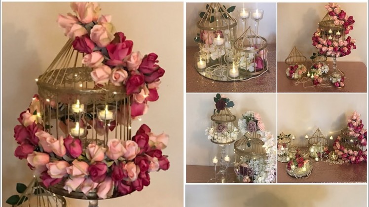 DIY- Bird Cage Floral Decor DIY- Bird Cage Garland Diy- Wedding Decor