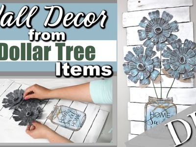 DIY Dollar Tree Wall Decor | DIY Home Decor Dollar Tree | Dollar Tree DIY | Krafts by Katelyn