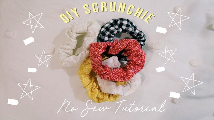 DIY No Sew Scrunchie!!!