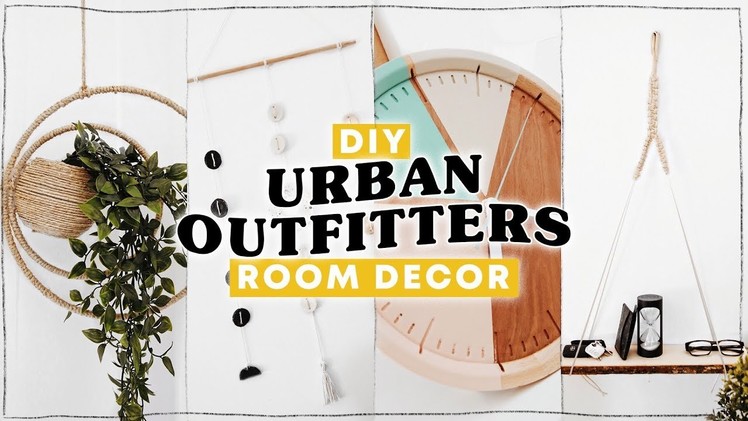 DIY URBAN OUTFITTERS ROOM DECOR ✨ Affordable + Super Easy. Lone Fox