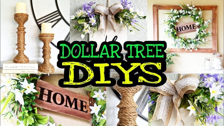 Dollar Tree DIY Farmhouse Home Decor on a Budget