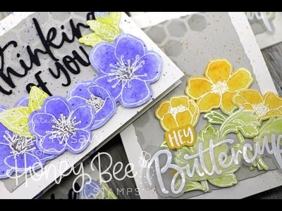 Easy No Watercolor Floral Cards Using Dye Inks