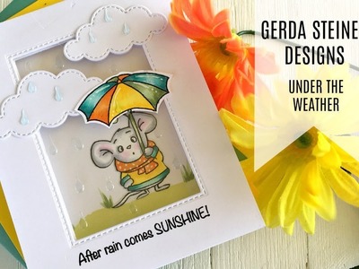 Gerda Steiner Designs. Under the Weather. Get Well Window Card