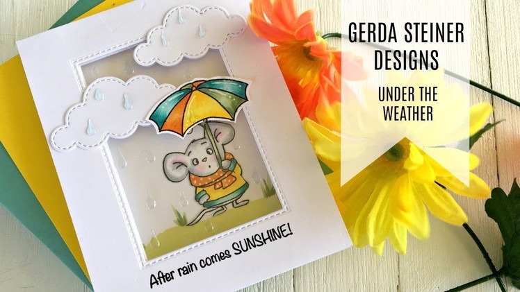 Gerda Steiner Designs. Under the Weather. Get Well Window Card
