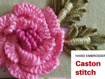 Hand Embroidery || Cast on stitch by EASY LEARNING BY ATIB