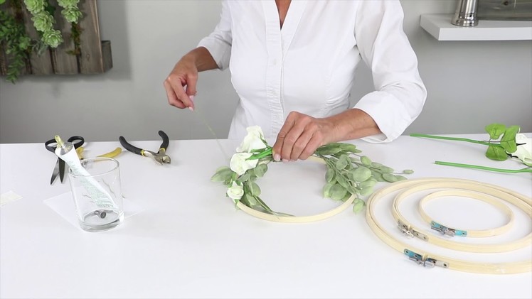 How To: Floral Hoop with Eucalyptus