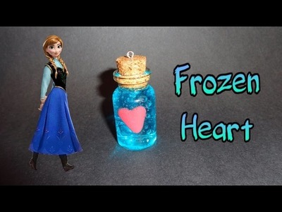 How to Make a Anna's Frozen Heart Miniature Bottle Charm