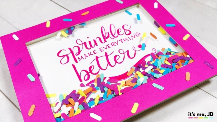 How To Make A Shaker Card (with Sprinkles!)