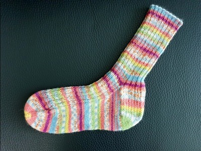 Knit socks(french heel & wedge toe)