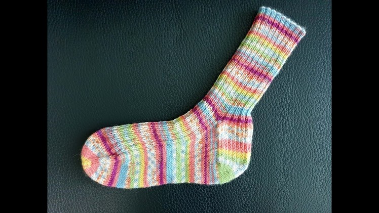 Knit socks(french heel & wedge toe)