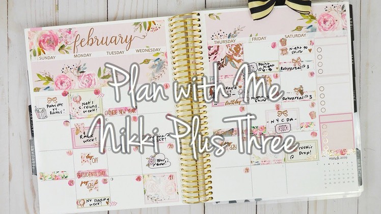Monthly Plan with Me. Nikki Plus Three