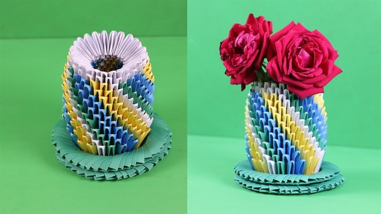 New Amazing Flower Vase (Handicrafts) - Diy Paper Crafts || Eassy Life