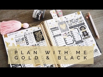 Plan With Me - Gold & Black ( MAMBI Sticker Book )