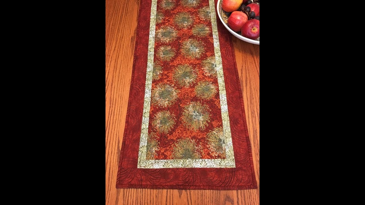 Quilted Table Runner Tutorial