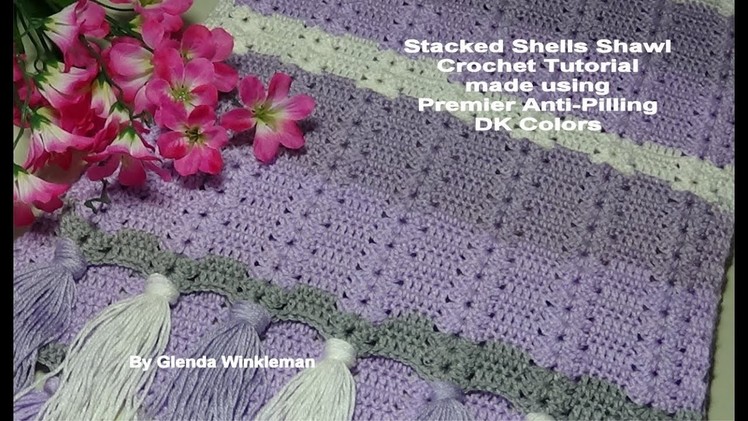 Stacked Shells Shawl - Crochet Tutorial - FREE PATTERN from AC Moore and Premier Yarns