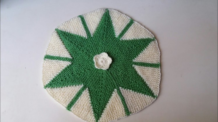 Star ⭐⭐ design for Doormat. Pooja aasan. Tablemat