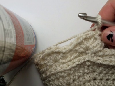 Tutorial for the shell stitch in the round