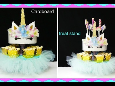 Unicorn cupcake stand