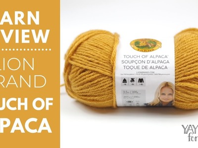 Why THIS is One of My New Favorite Yarns - Lion Brand Touch of Alpaca Review | Yay For Yarn