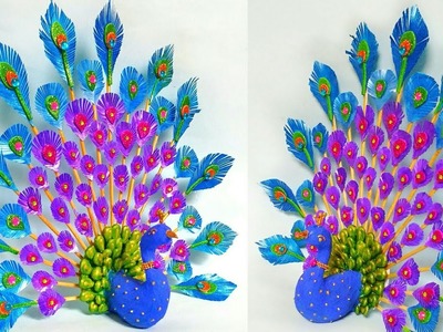 3D Peacock Craft  | Wall Hanging | Peacock Craft Ideas | Unique Craft Ideas | By Punekar Sneha