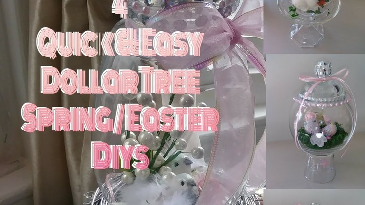 4.Quick&Easy.DollarTree.Spring.Easter.HomeDecor.Diys.Glass Display