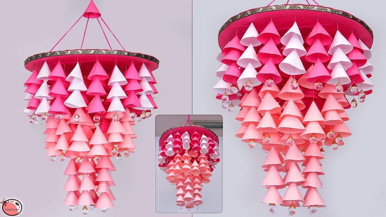 Amazing !!! DIY Paper Wall Hanging, Handmade Paper Craft Things, Wind Chime